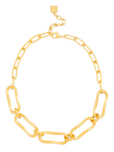 Load image into Gallery viewer, Hammered Link Necklace
