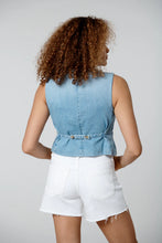 Load image into Gallery viewer, Head To Head Denim Vest
