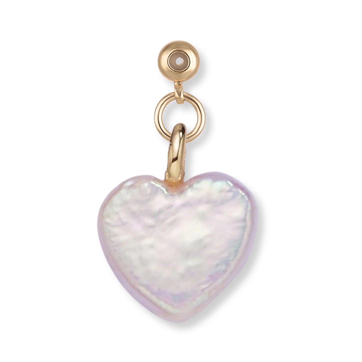 Pearl Heart Grip Charm