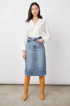 Load image into Gallery viewer, Highland Long Jean Skirt
