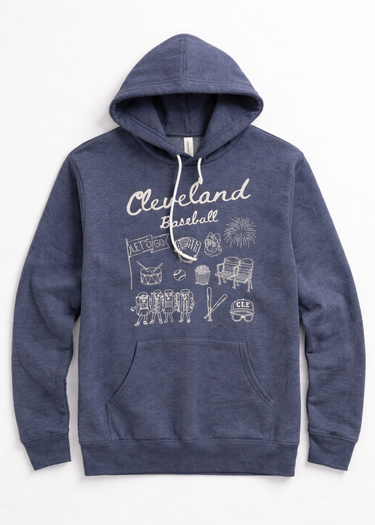 Baseball Doodle Hoodie