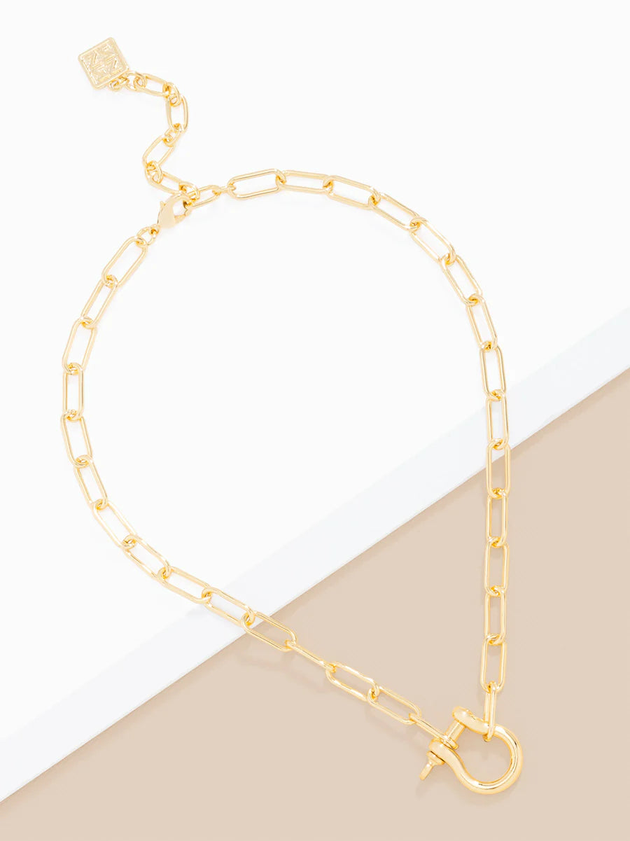 Large Horseshoe Charm Necklace