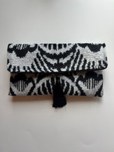 Load image into Gallery viewer, Silk Velvet Ikat Clutch
