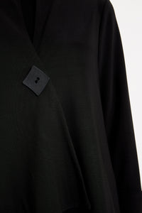 Asymetric Hem 1 Button Jacket