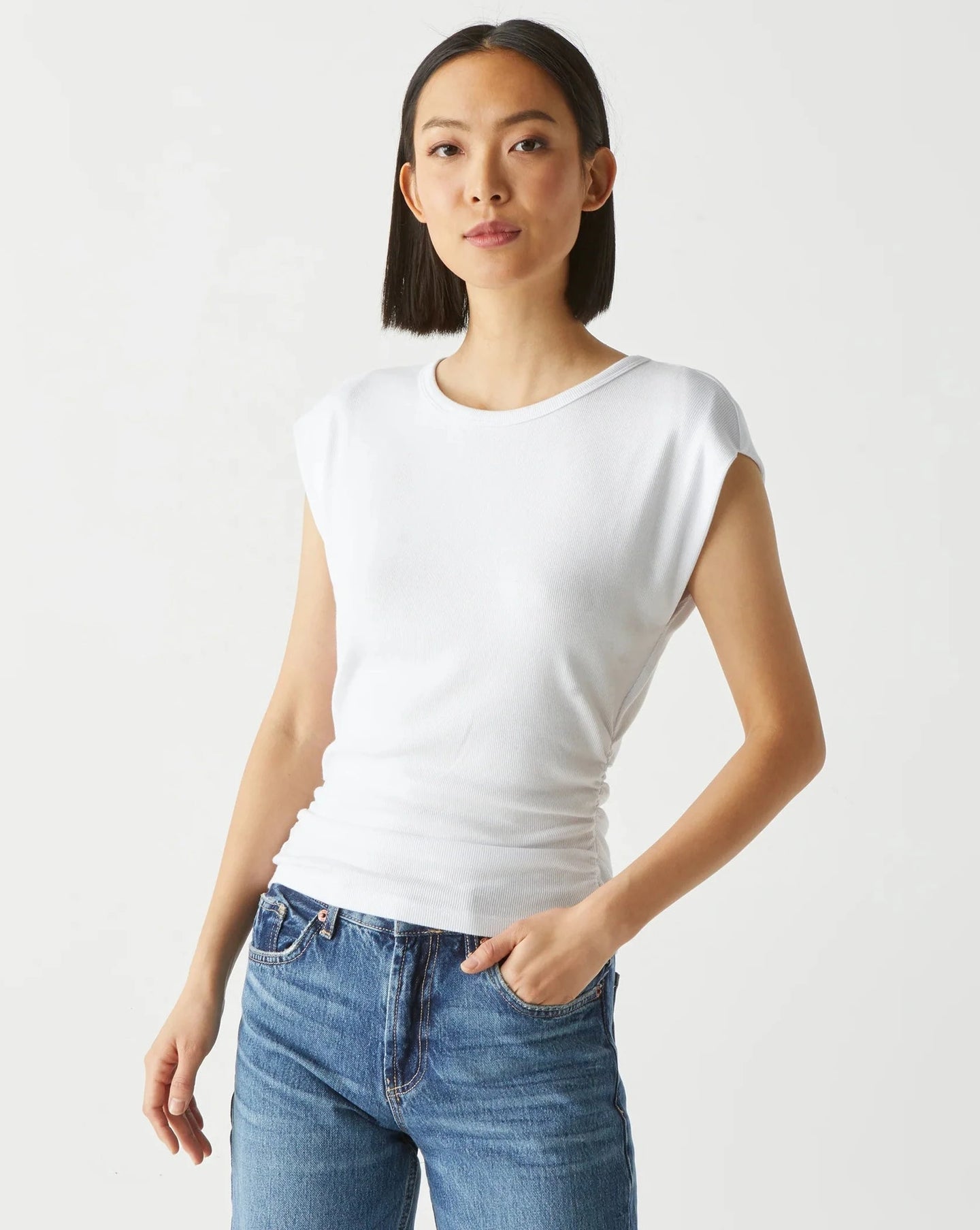 Joni Power Shoulder Top