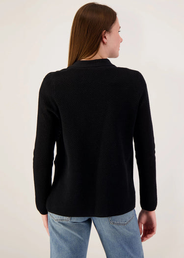Mesh Sweater Blazer