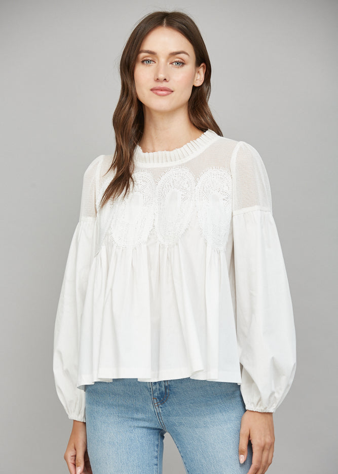 Lace Detail Top