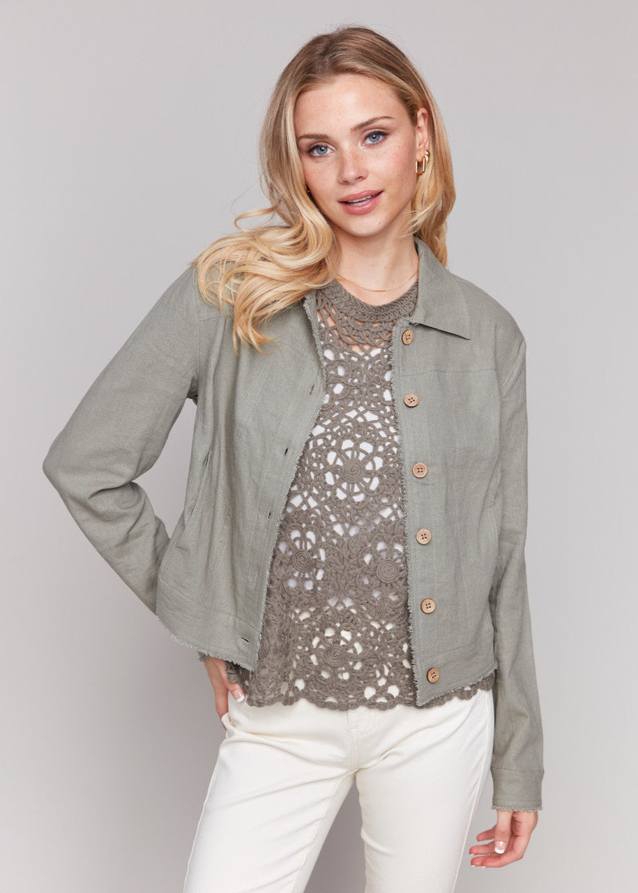 Linen Blend Jacket