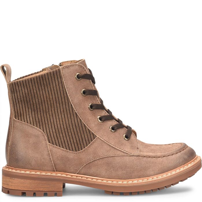Lace Up Cord Side Hiker Boot