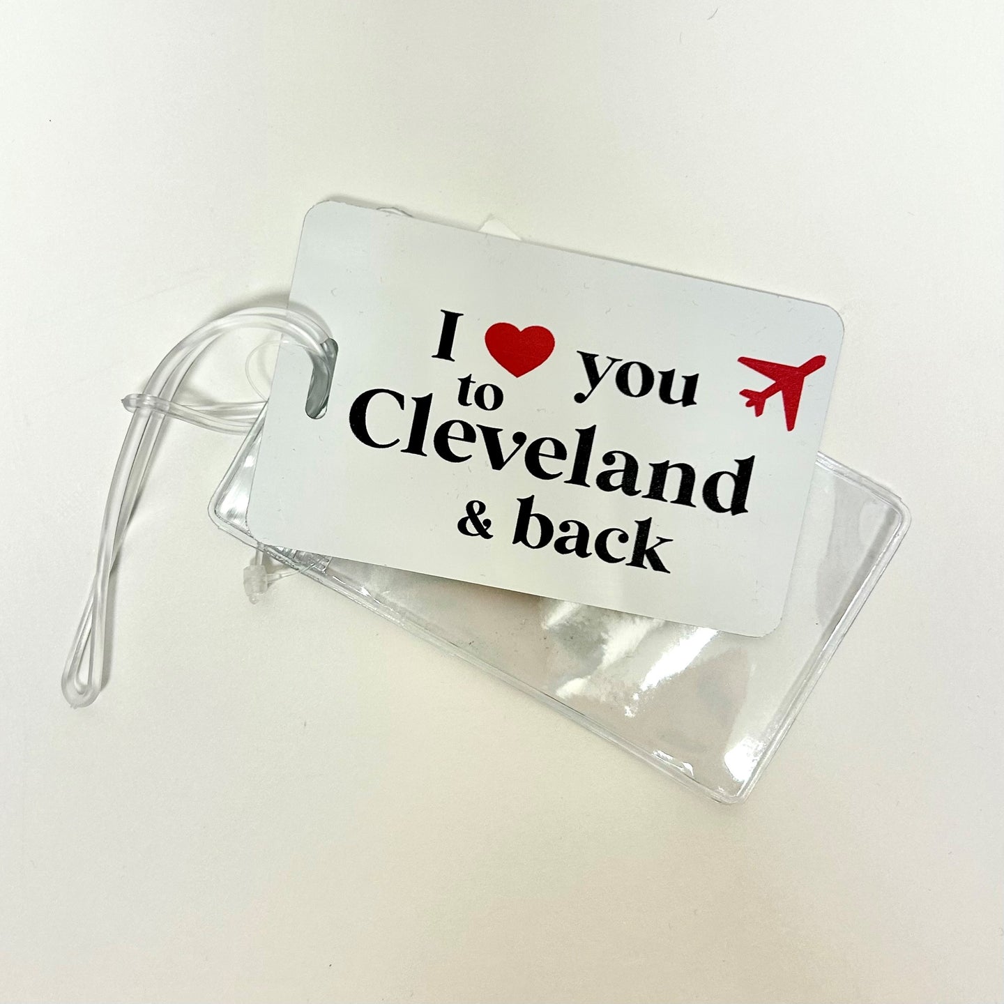 Cleveland Love Luggage Tag