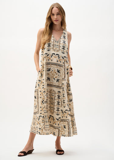 Scarf Print Dress