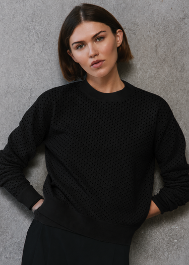 Micro Mesh Sweater