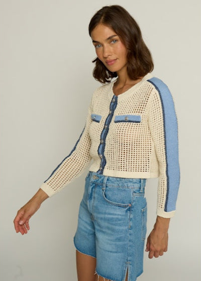 Mesh Stitch Cardigan