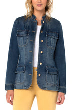 Load image into Gallery viewer, Seamed Jean Jacket
