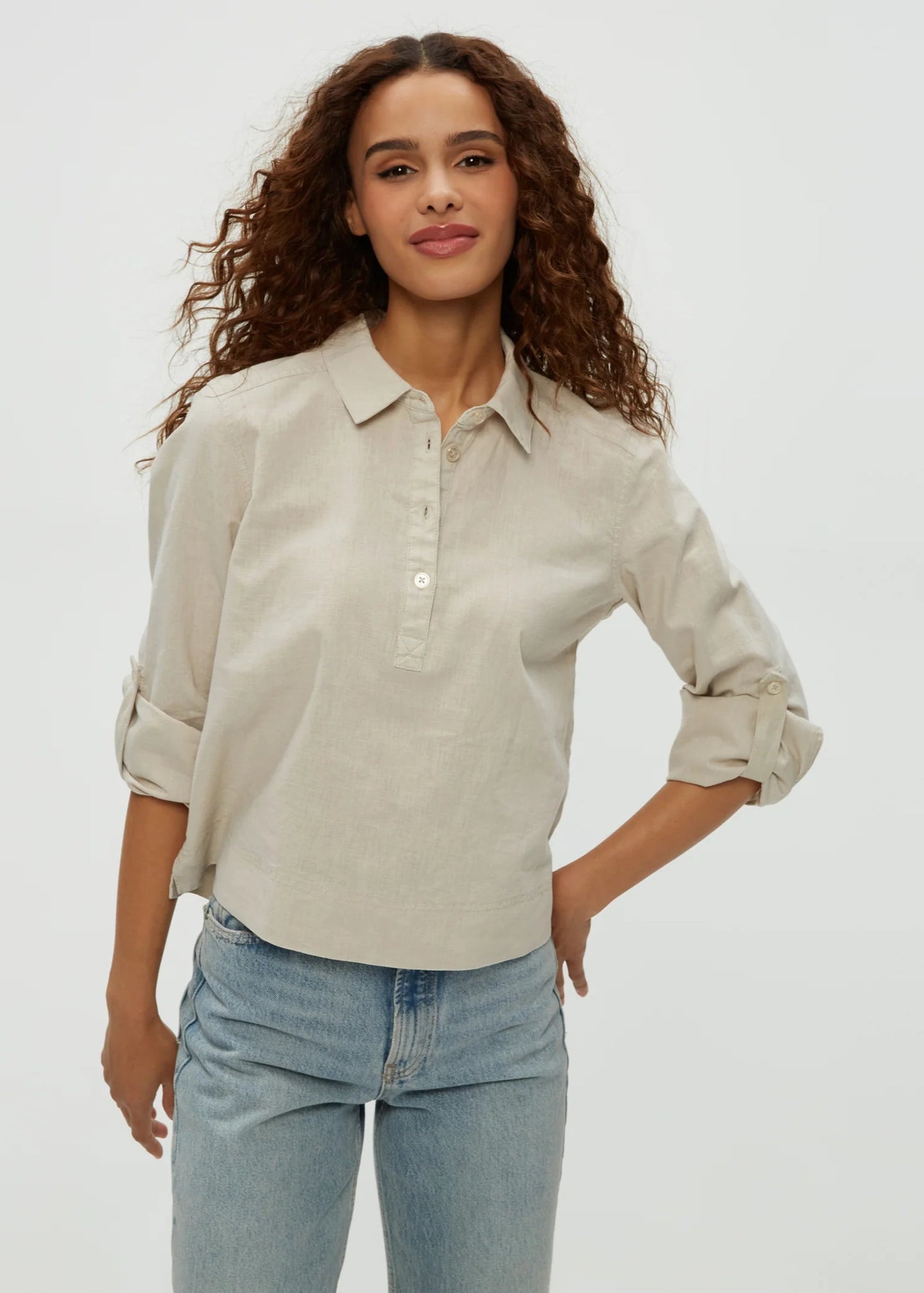 Nat Collar Shirt