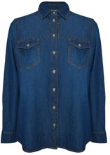 Load image into Gallery viewer, Studded Denim Shirt
