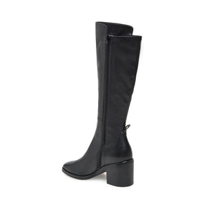 Stretch Leather Tall  Boot