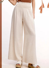 Load image into Gallery viewer, Smocked Waist Wide Leg Pant
