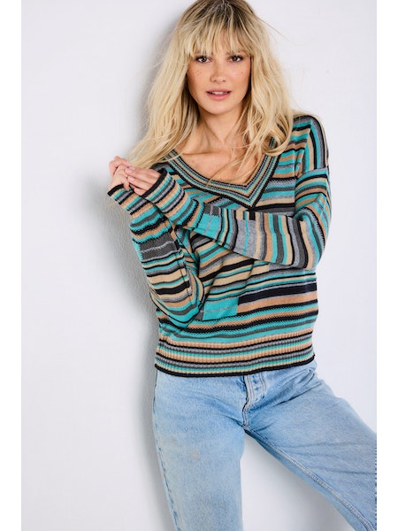 Next In Line V-Neck Sweater