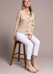 Waffle Knit Shacket