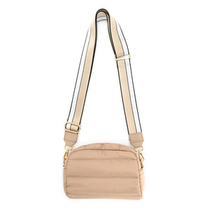 Nylon Stripe Strap Crossbody