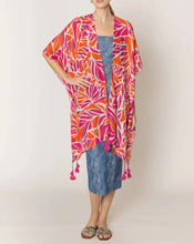 Load image into Gallery viewer, Floral Print Lurex Kimono
