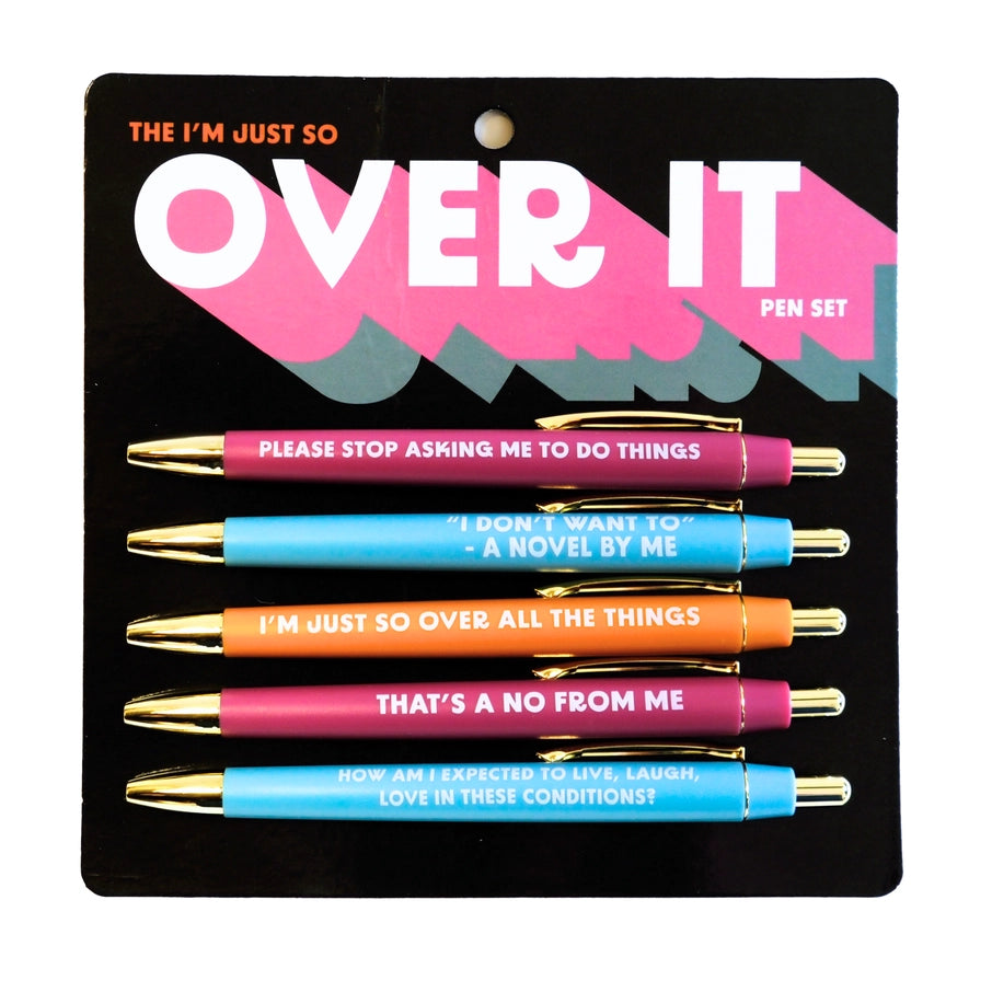 Over It Pen Set