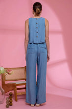 Load image into Gallery viewer, High Waist Chambray Pants
