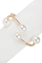 Load image into Gallery viewer, 4 Pearl Bangle Bracelet
