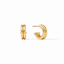 Load image into Gallery viewer, Astor Pearl Hoop + Charm Earring
