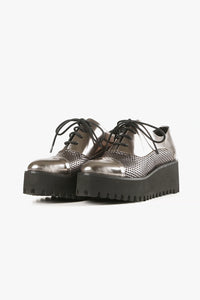 Perf Wedge Oxford Shoe