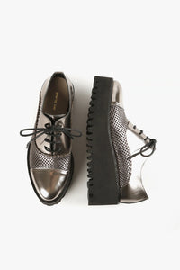 Perf Wedge Oxford Shoe
