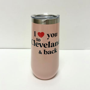 Cleveland Love Champagne Tumbler