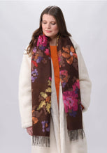 Load image into Gallery viewer, Pixel Flowers Scarf
