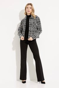 Plaid Button Front Jacket