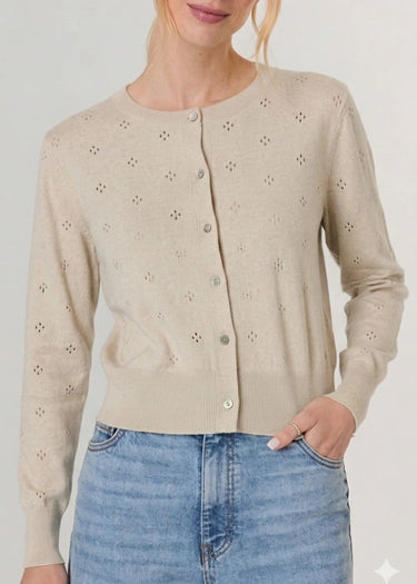 Pointelle Cardigan