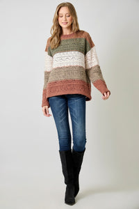 Pointelle Sweater