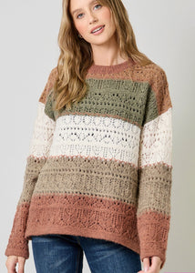 Pointelle Sweater