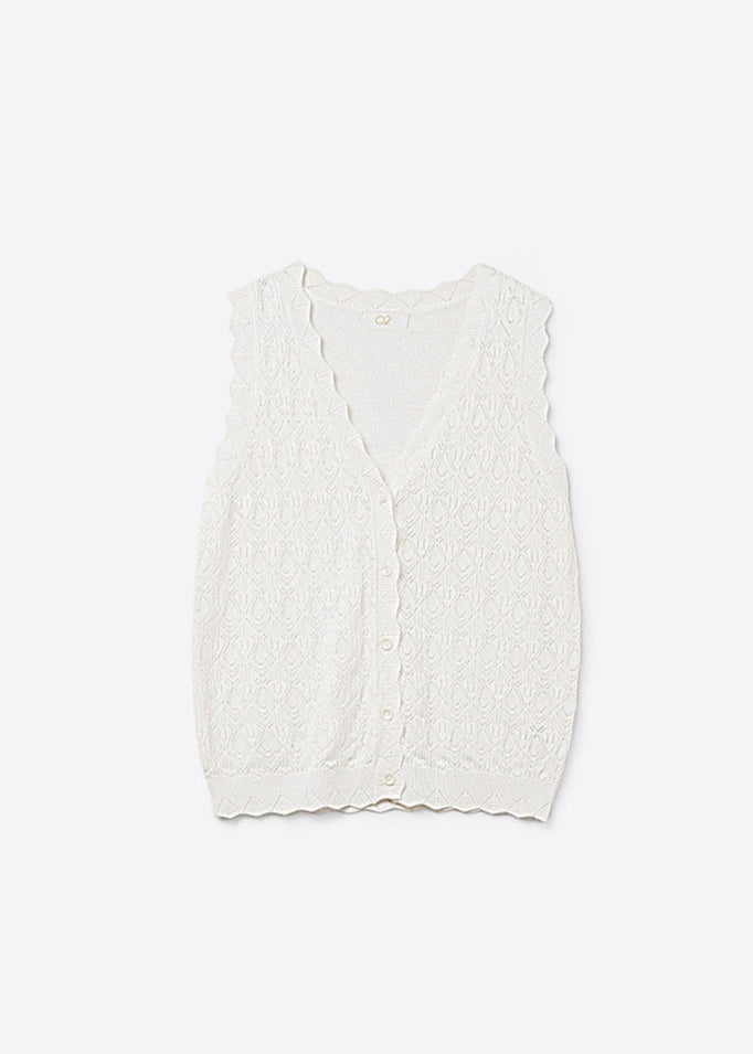 Pointelle Vest