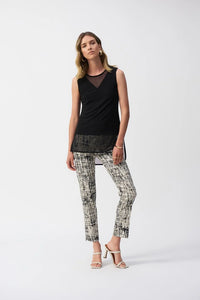 Abstract Print Pant