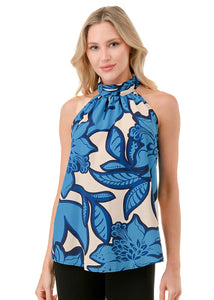 Printed Halter Top