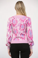 Load image into Gallery viewer, Abstract Puff Sleeve Sweater
