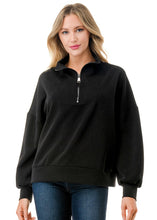 Load image into Gallery viewer, Quarter Zip Sweatshirt
