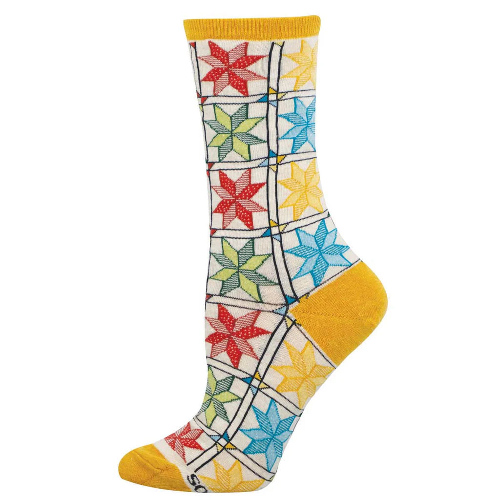 Quilting Pattern Sock