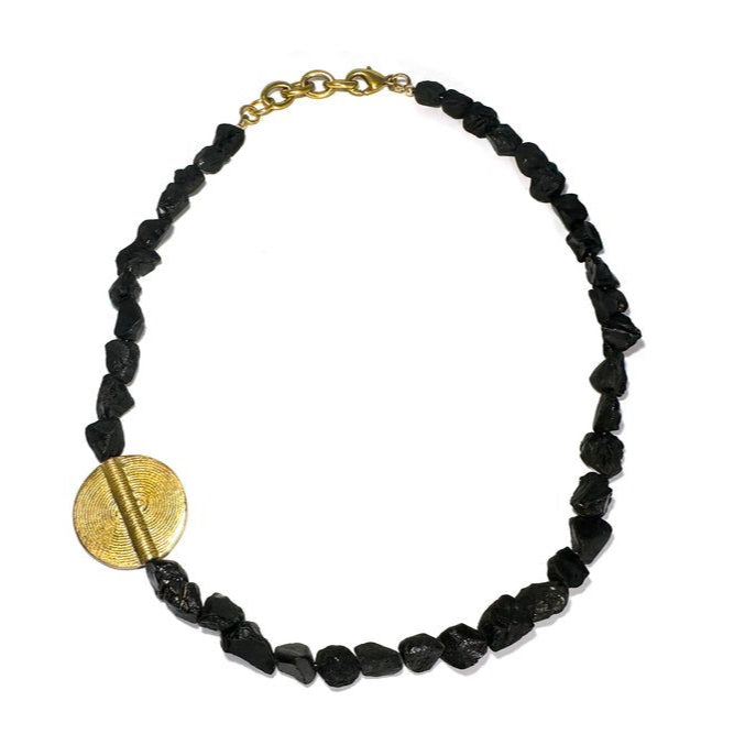 Raw Spinel Necklace
