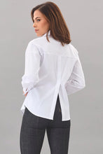 Load image into Gallery viewer, Stretch Poplin Ribbon Shirt
