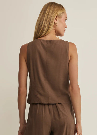 Roman Linen Vest