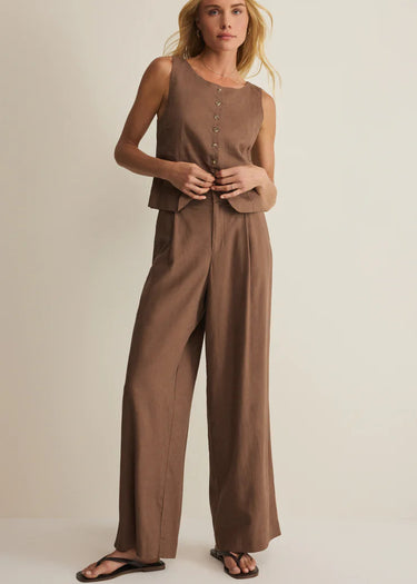 Roman Linen Vest