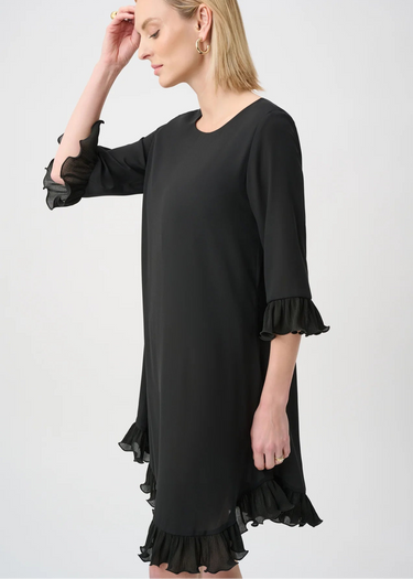 Ruffle Trim Dress