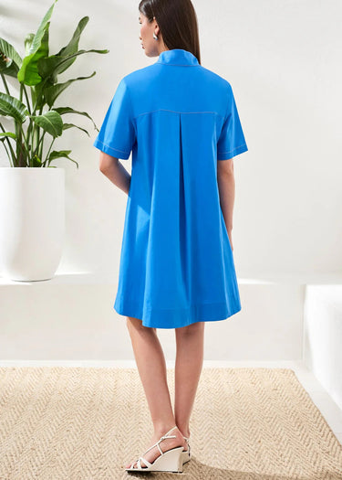 Poplin Snap Dress